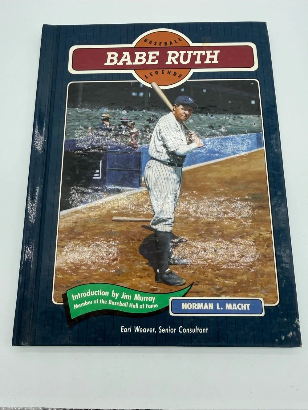 Babe Ruth Hardcover Book Vintage 1991 Baseball Legends Biography Norman Macht